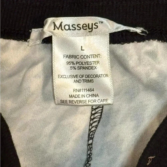 Masseys 2pc jacket & sweatpants SET♠️ LARGE & stretchy!!! - Picture 10 of 11